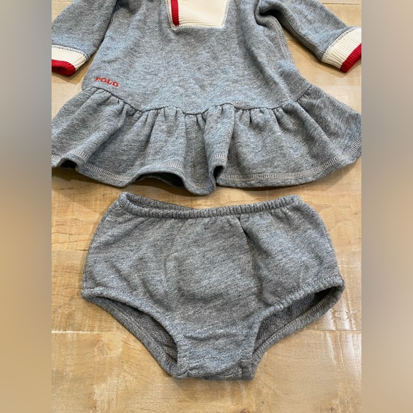 Ralph Lauren baby girl 2 piece sweater knit dress - Picture 6 of 12